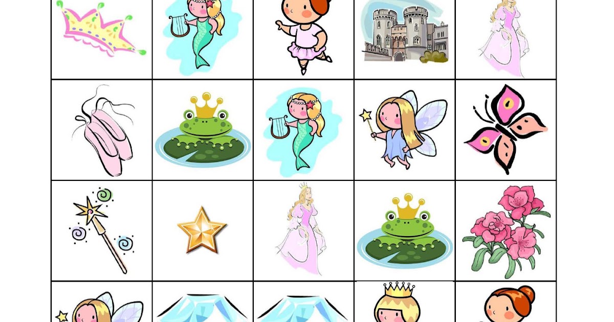 It's a Princess Thing Free Printable Princess Bingo Game