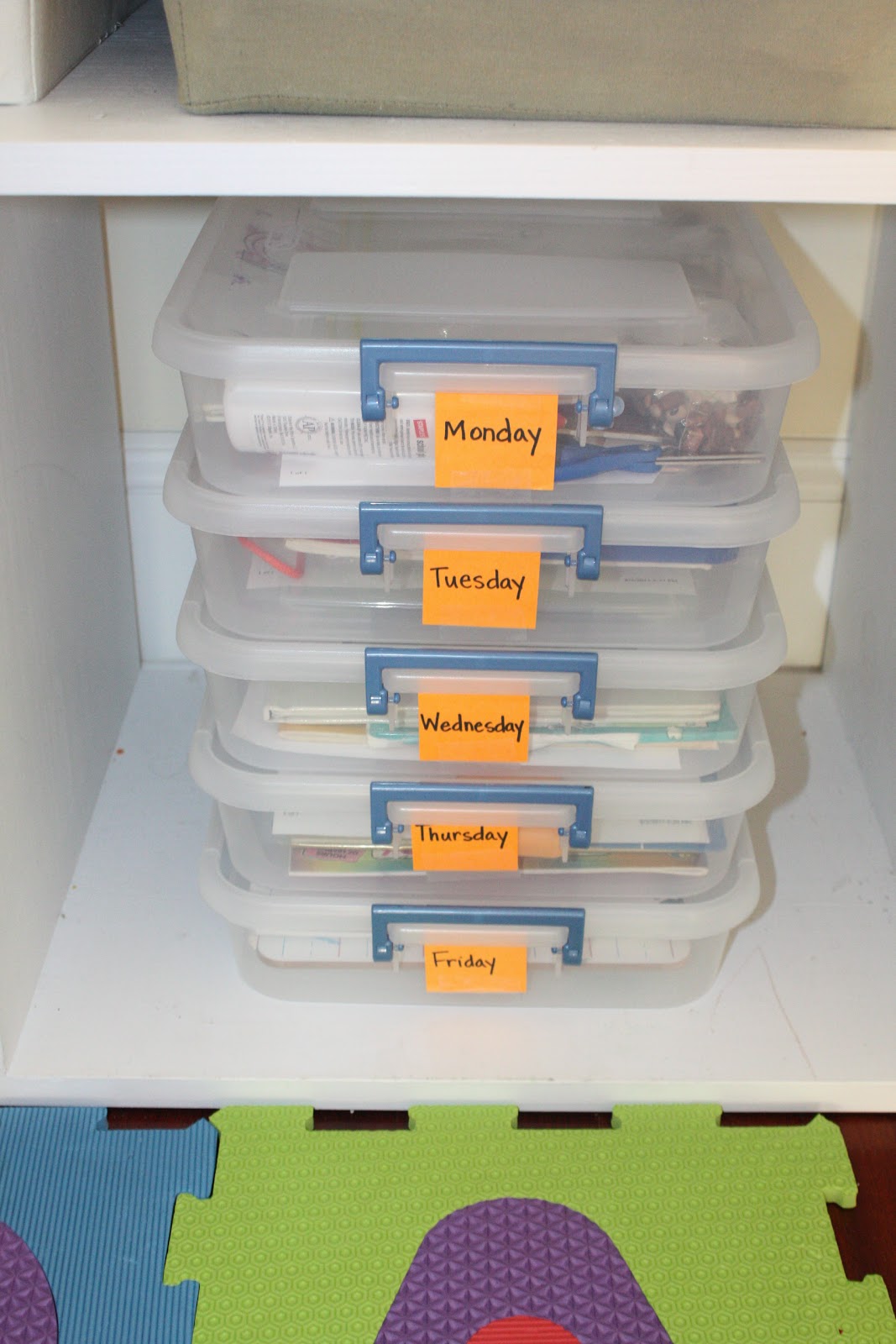 A Slice of Smith Life Preschool Alphabet Boxes