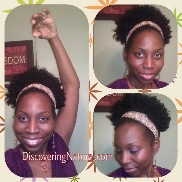 Discoveringnatural Afro Puff Week Easy Style For Short