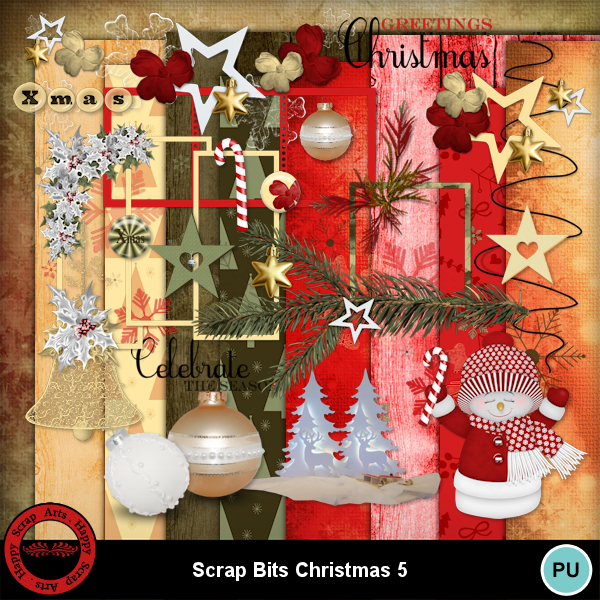 Scrap Bits Christmas 5