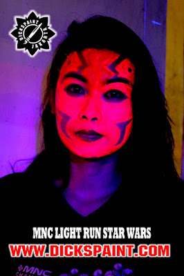 face painting uv glow jakarta