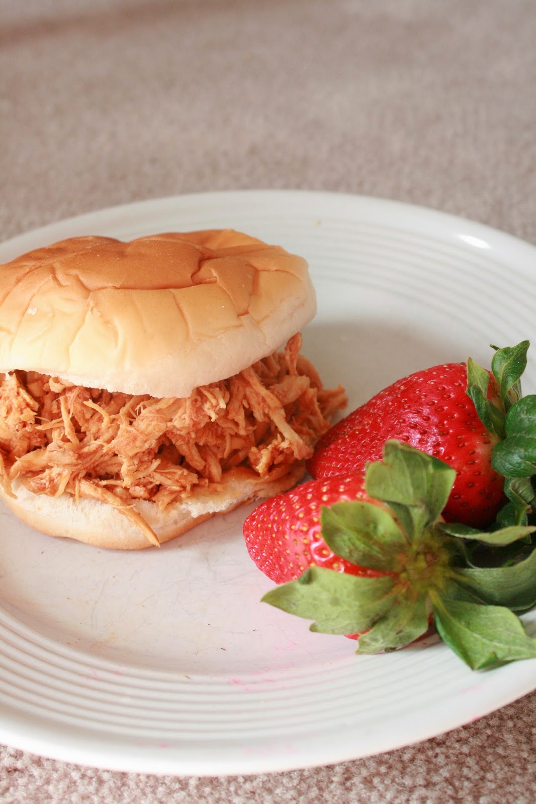 Grain Crazy Easy Crock Pot Barbeque Pulled Chicken
