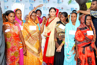 Vidya Balan at 'Chhotte Kadam Pragati Ki Aur' campaign