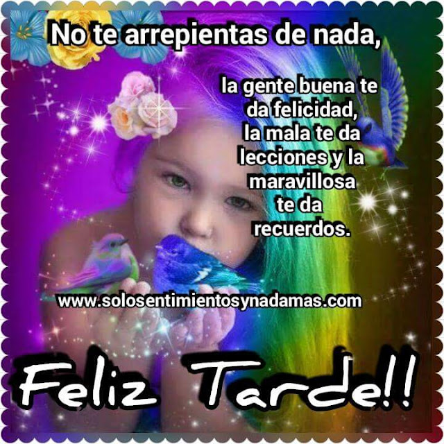 Feliz tarde.