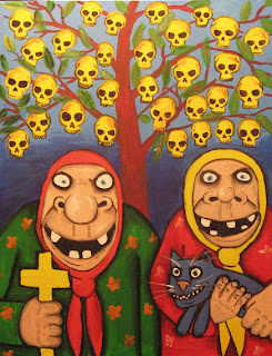 Ложкин - Две бабы и дерево с черепами