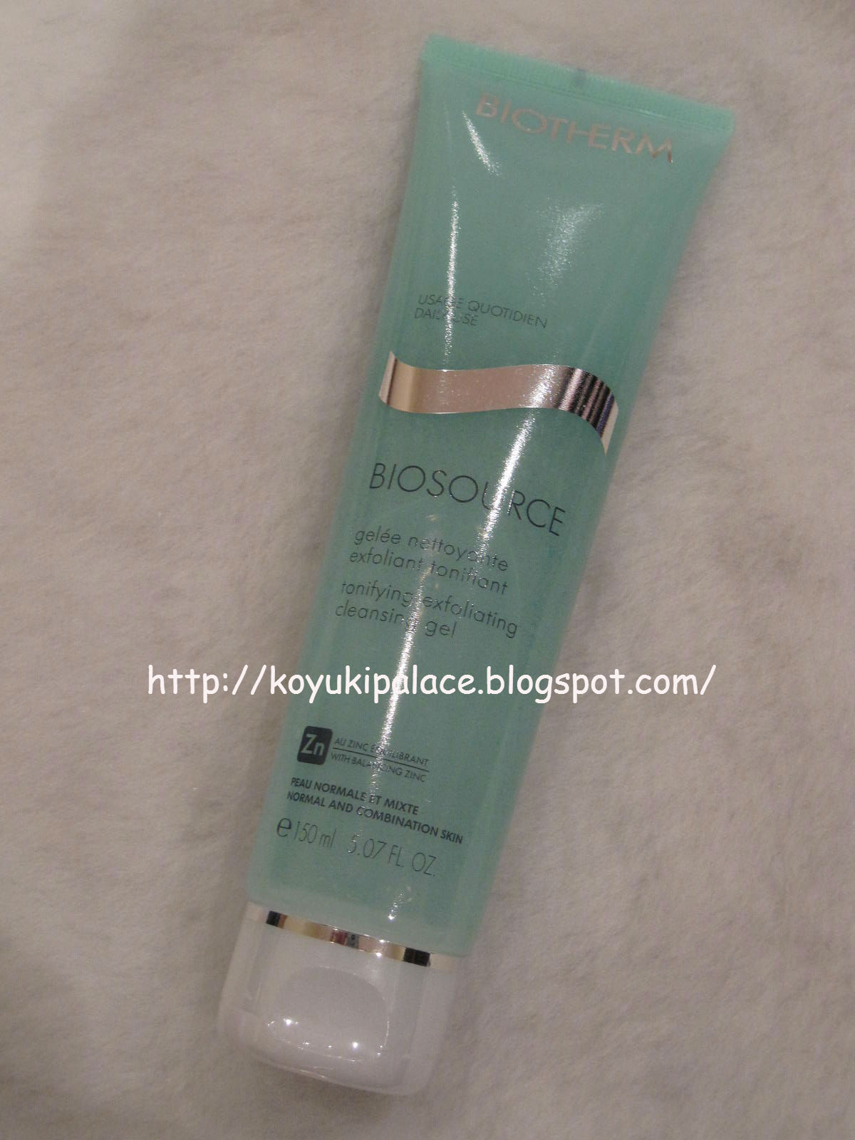 Koyuki Palace Korean Cosmetics Biotherm Clarifying Exfoliating Gel