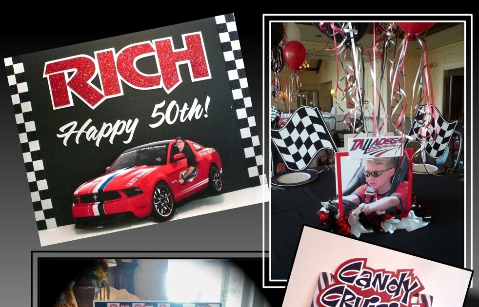 Musing with Marlyss Nascar racing party decorations