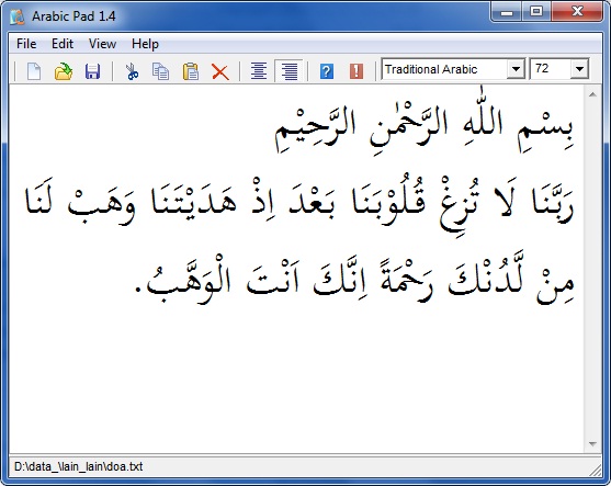 TiPS_KoMPuTeR Mengetik Huruf Arab dengan Arabic Pad 1.4