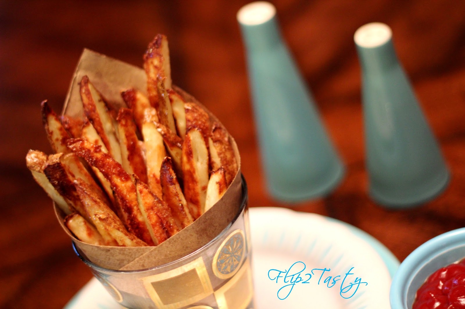 Baked Salt and Vinegar Fries Flip2Tasty