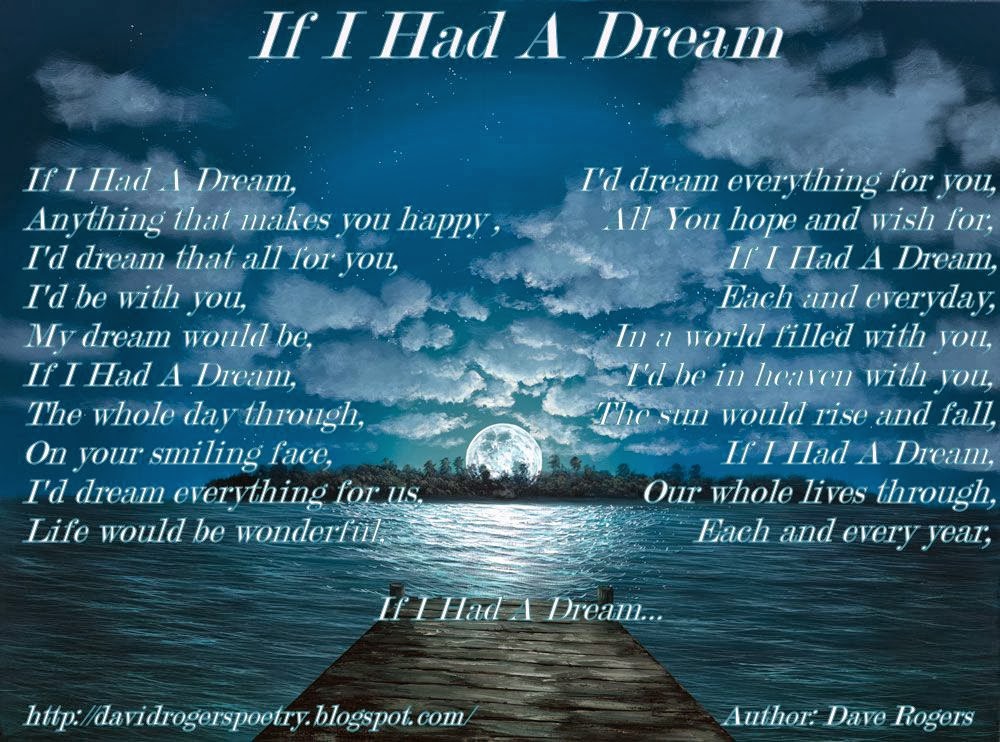 If I Had A Dream