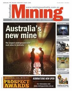 Australian Mining - June 2014 | ISSN 0004-976X | CBR 96 dpi | Mensile | Professionisti | Impianti | Lavoro | Distribuzione
Established in 1908, Australian Mining magazine keeps you informed on the latest news and innovation in the industry.