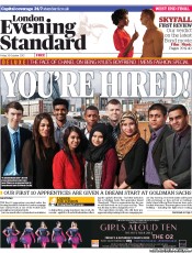 EVENING STANDARD makes the CONDEM Jobless lie worse by doing a racist flaunting of ITS "charity"