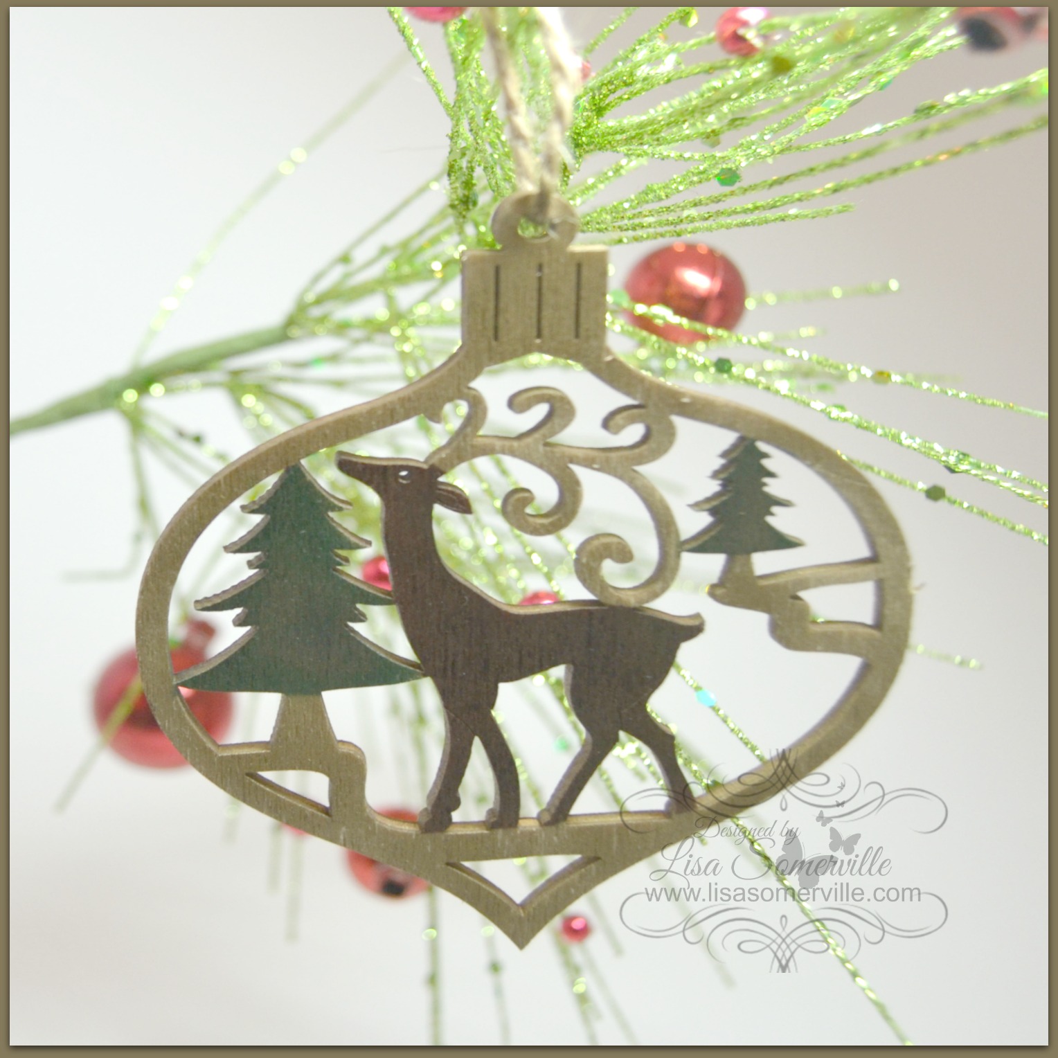 Designs by Lisa Somerville Altered Glass Block and Ornaments