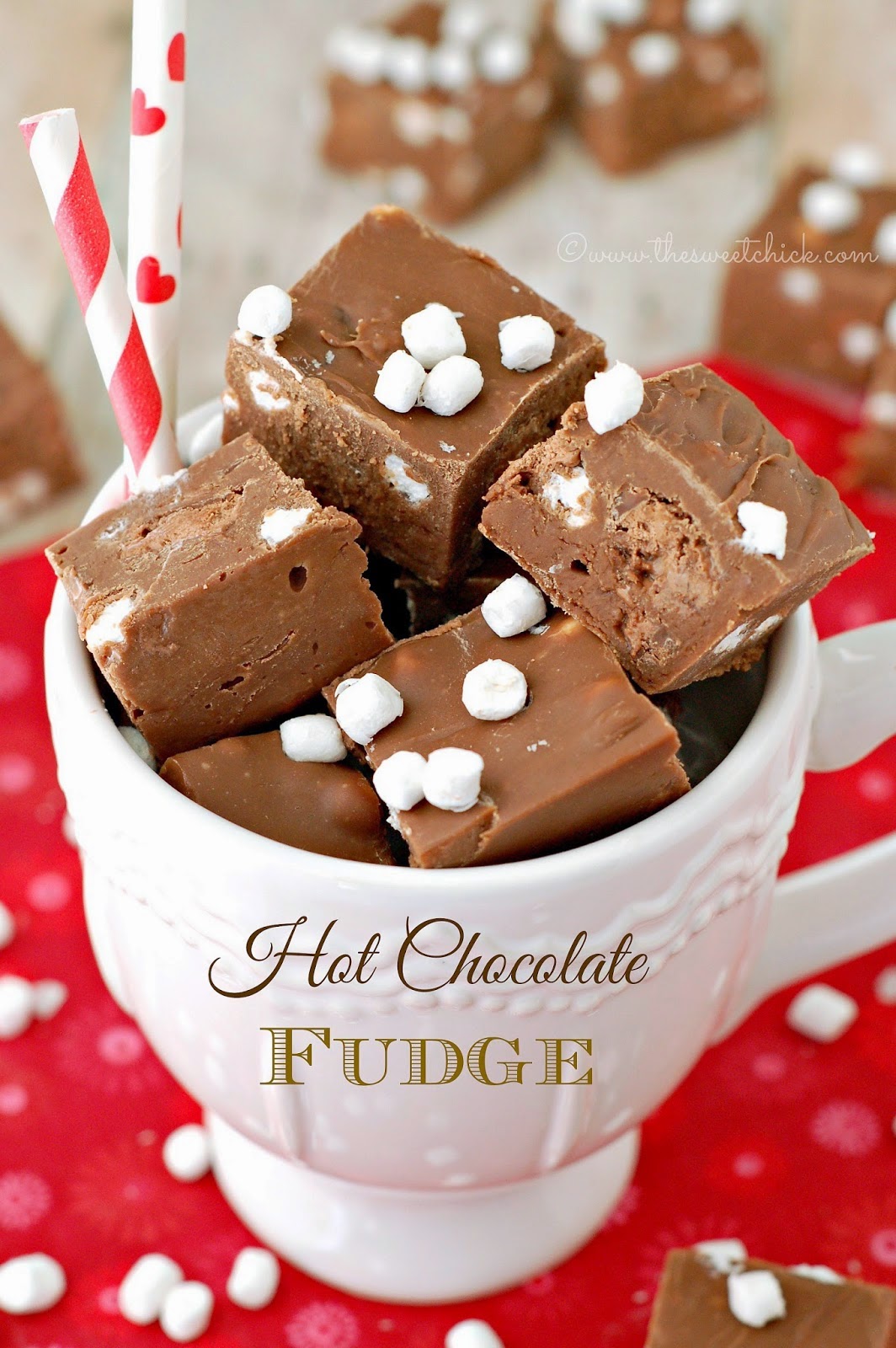 Hot Chocolate Fudge by The Sweet Chick