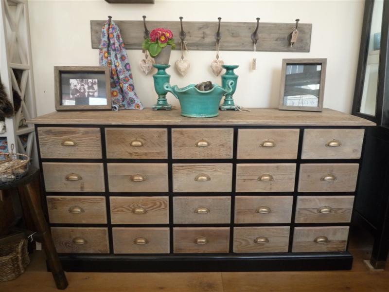 Sant Studio Multi Drawer Chest Using Vintage Wood Made In France