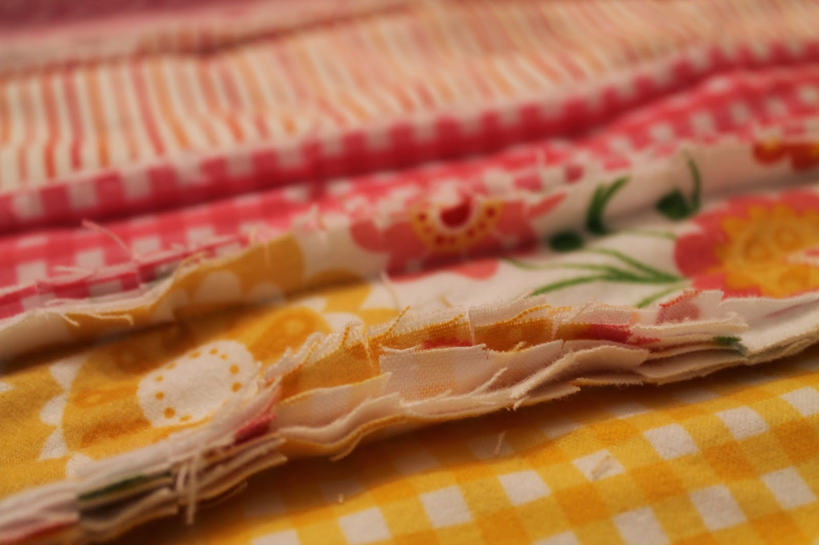 Elizabeth & Co. DIY Flannel Baby Rag Quilt