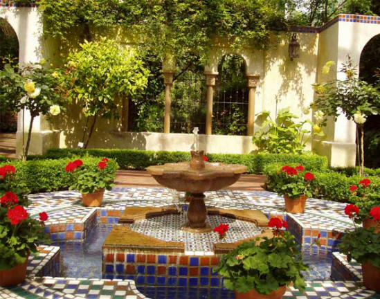 Roman Garden Fountain