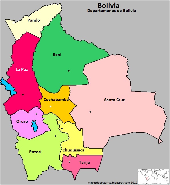 Mapas De Bolivia America