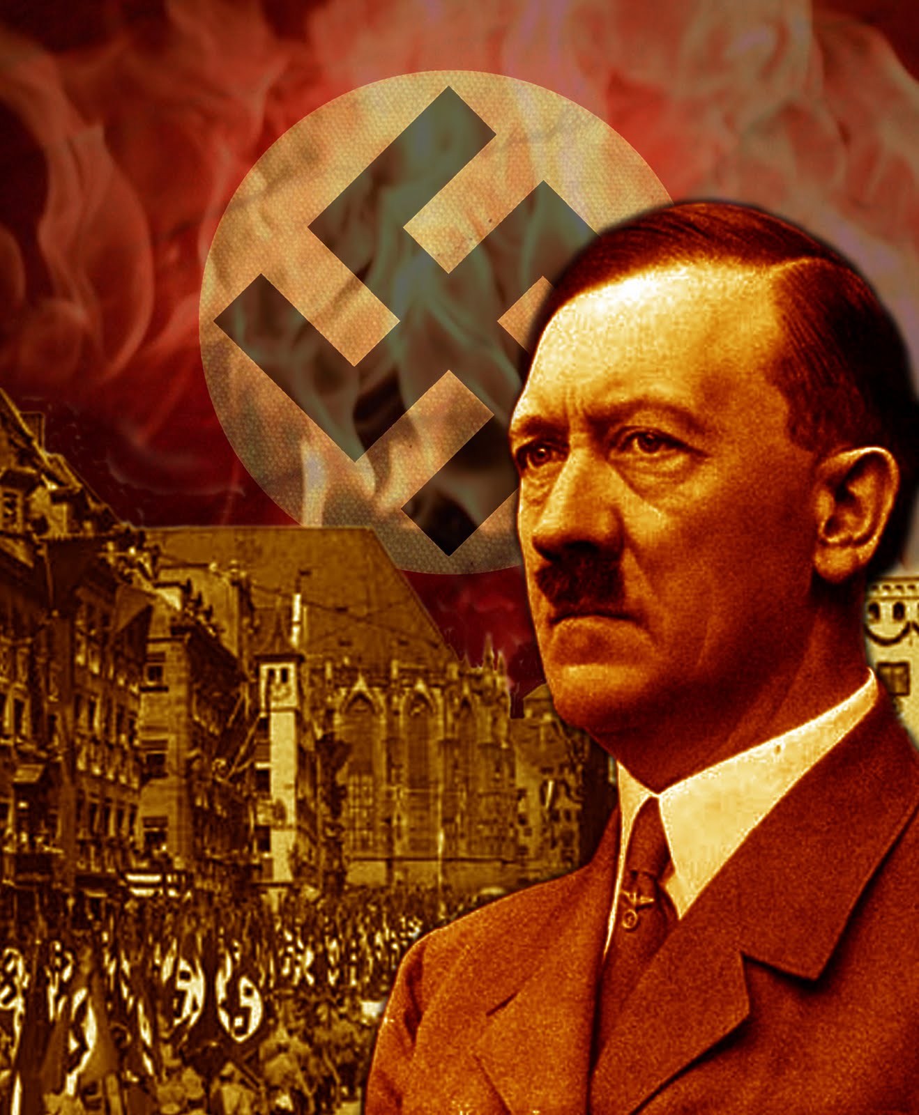 Les différents visages de chaque type... Hitler