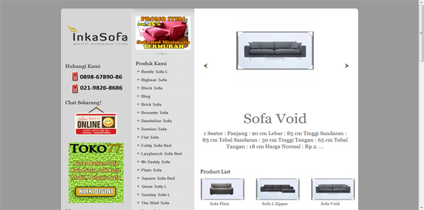 Inka Sofa Bed polisi online