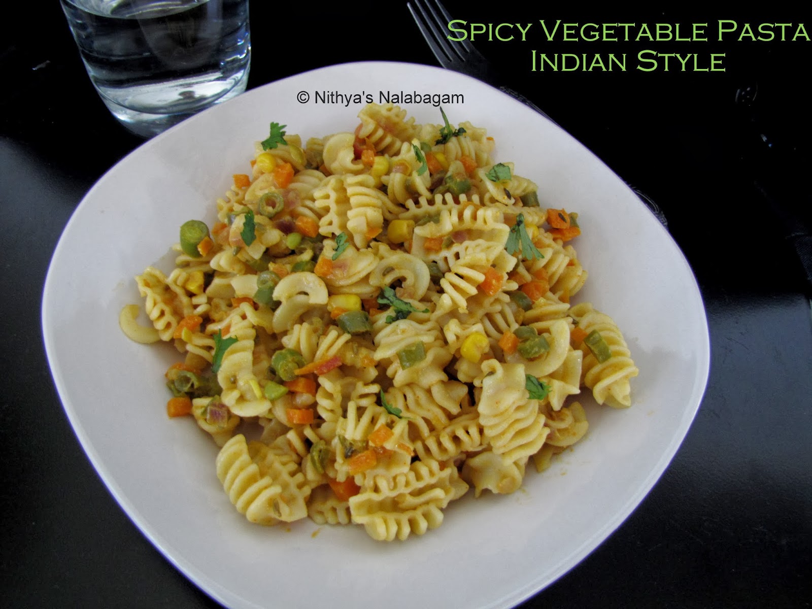 Vegetable Pasta Indian Style |Nithya's Nalabagam