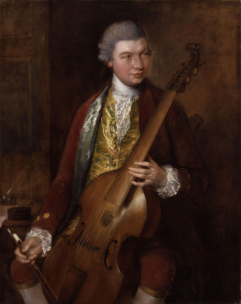 Portrait of Carl Friedrich Abel (Thomas Gainsborough, 1765)