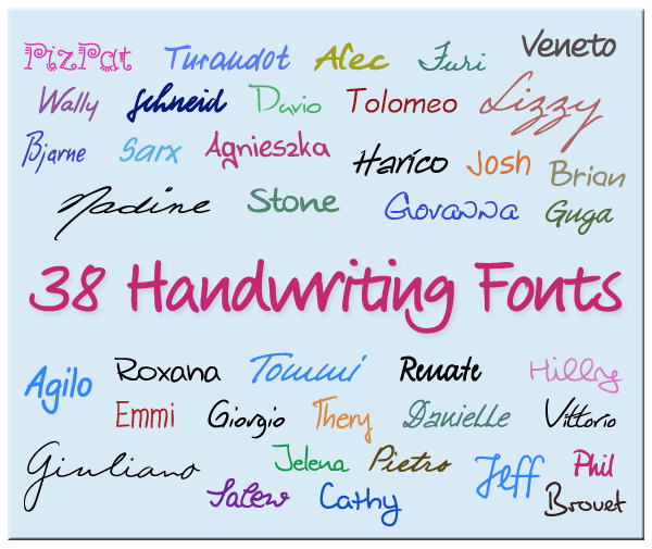 Different Handwriting Styles