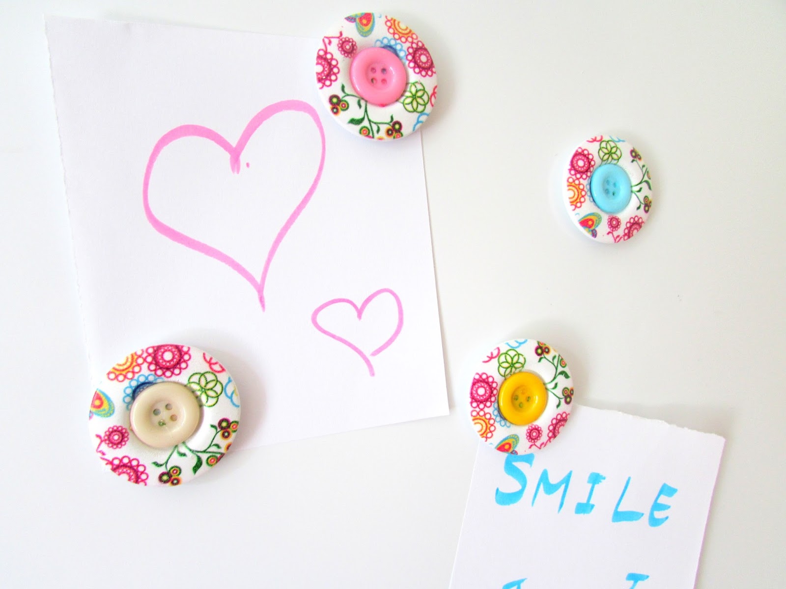 Ef Zin Creations DIY Decorative Button Fridge