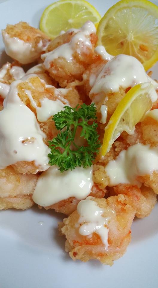 Mayonnaise Prawns by Jeannie Lee