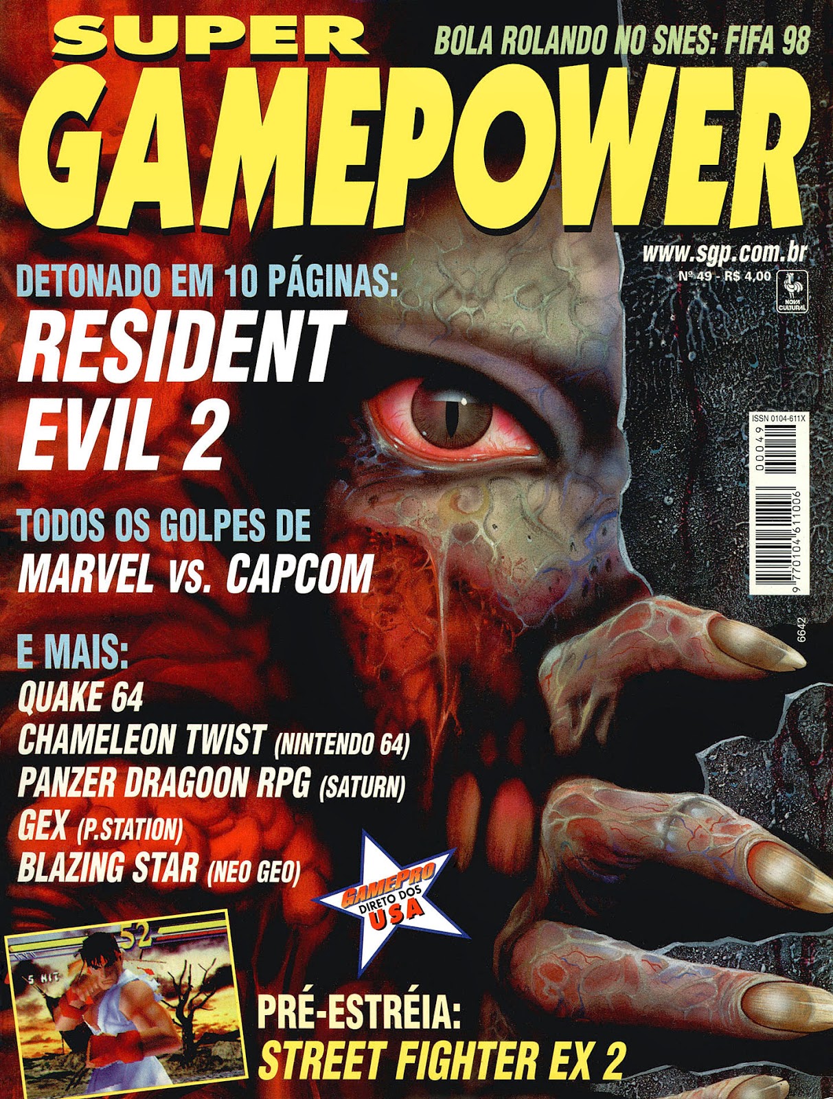 Revista Super Game Power - Número 101 - Detonado The Legend of Zelda: Wind  Waker