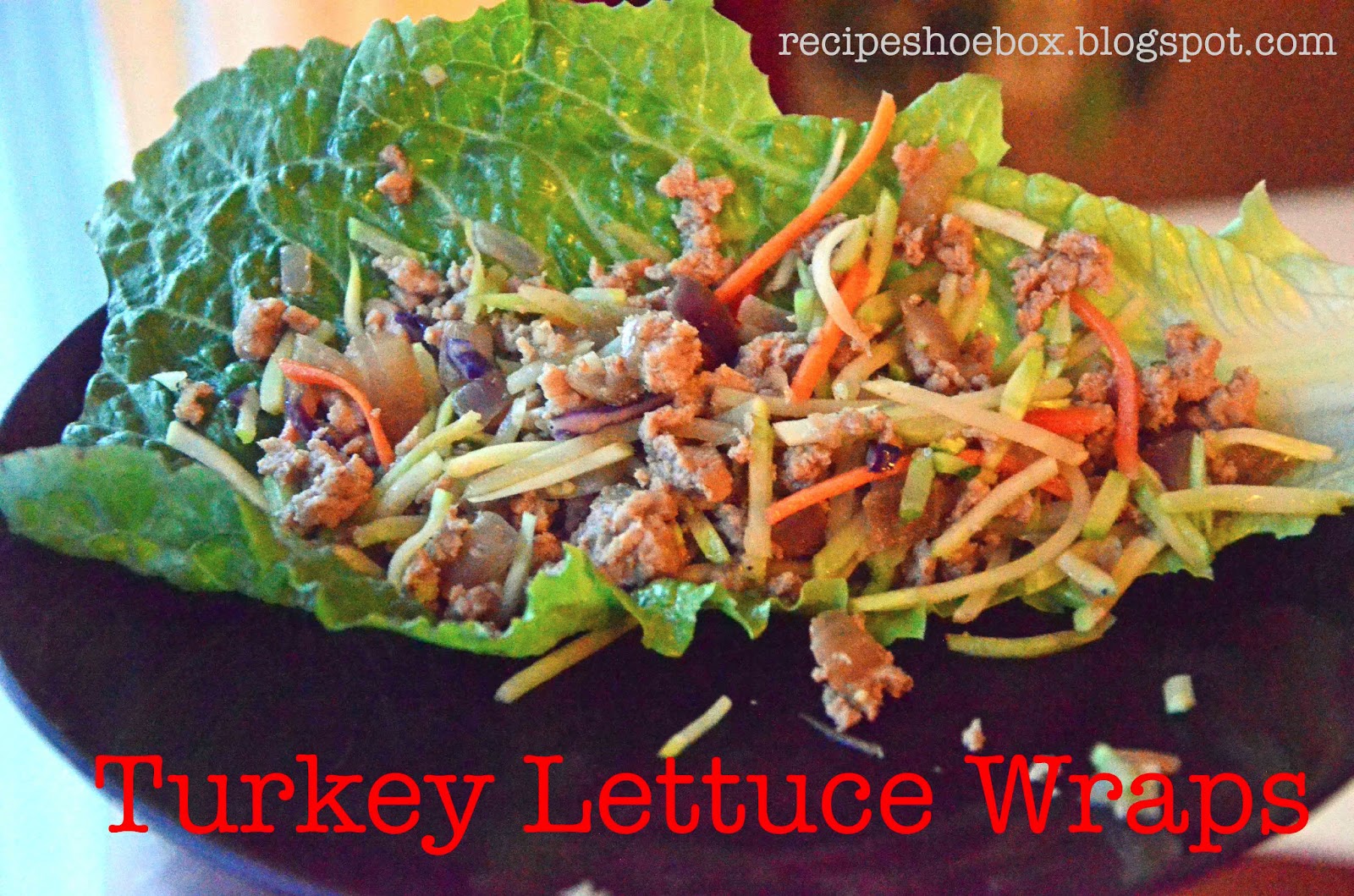Recipe Shoebox Turkey Lettuce Wraps