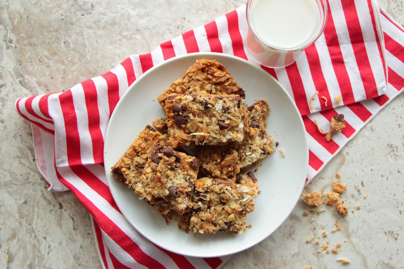 Coconut Oat Granola Bars Breakfast At Carol's