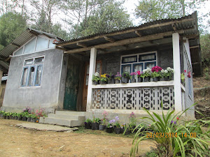 Typical small farmhouse in Deolo hills of Kalimpong.