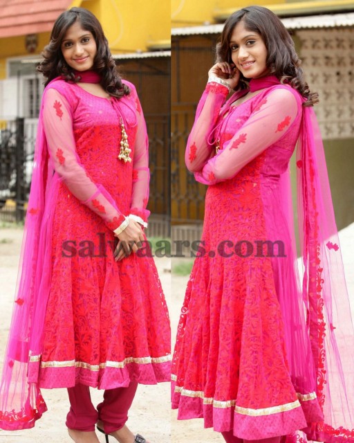 Lavanya Pink Embroidered Salwar