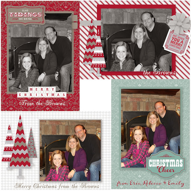 Christmas card cards colouring own elf tree Show Me Scrapping Blog: How to make Custom Christmas Photo Cards in Studio J