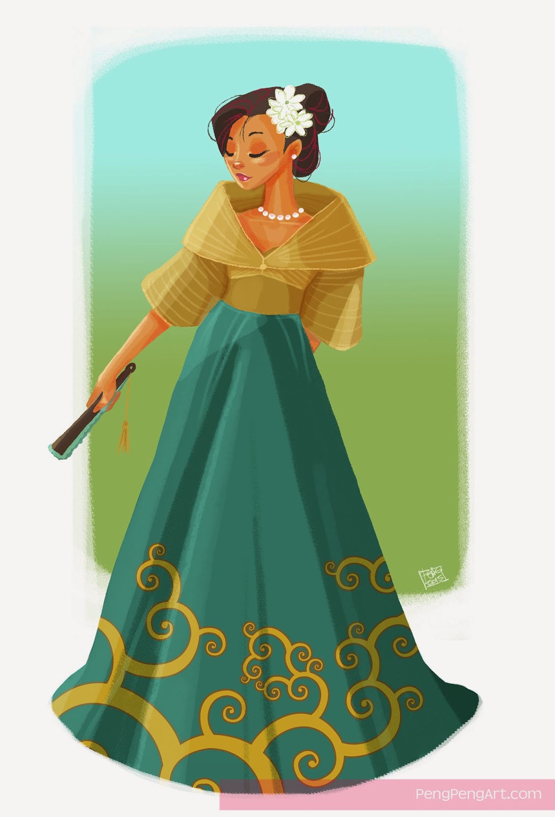 Filipino Maria Clara Dress