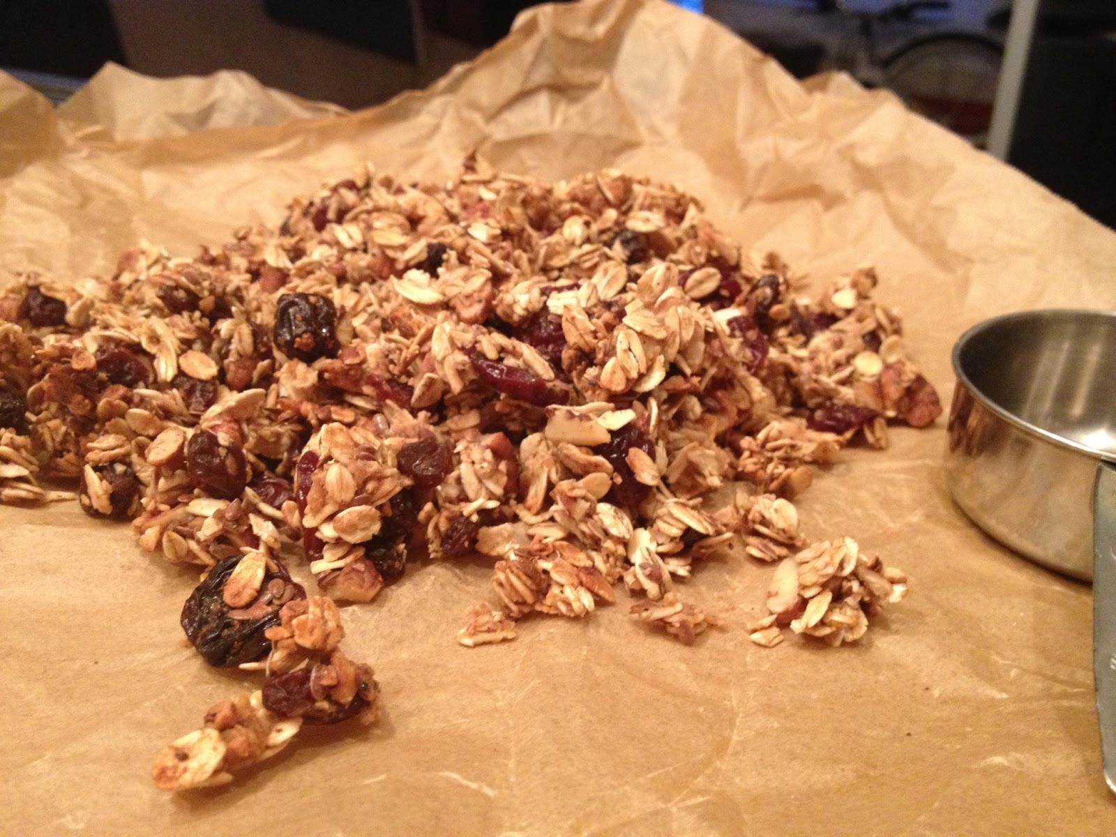Whisking Through Life Cherry Pecan Walnut Granola