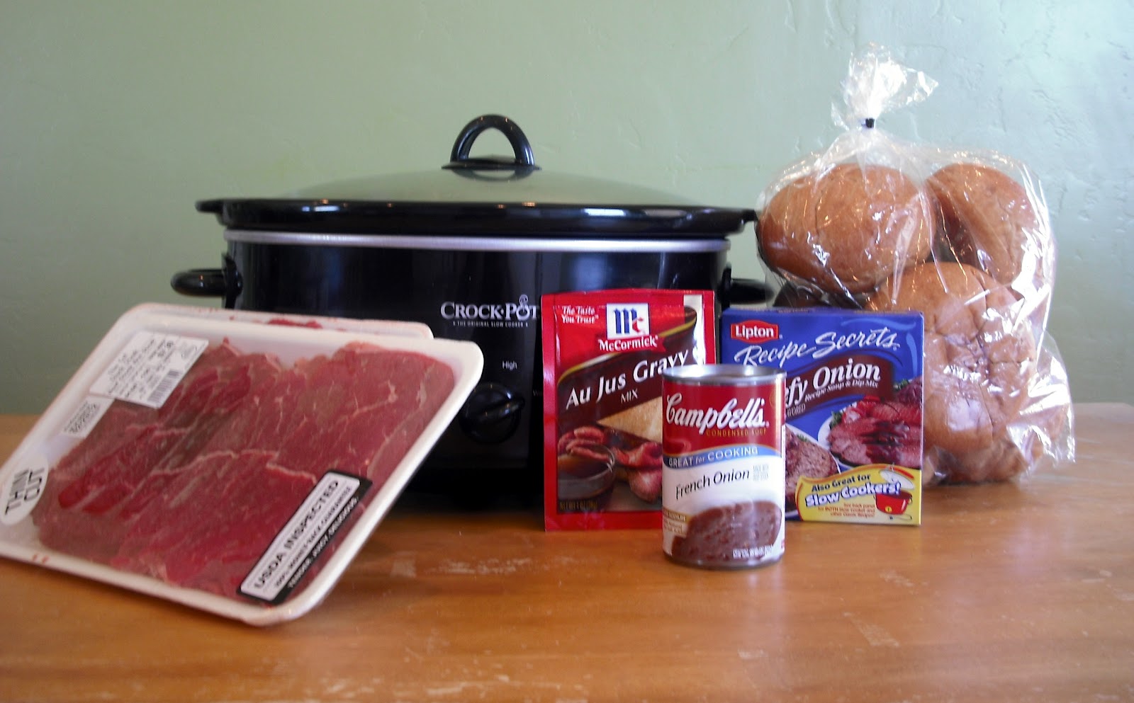 Polka Dots and Recipes Crock Pot Beef Dip Sandwiches