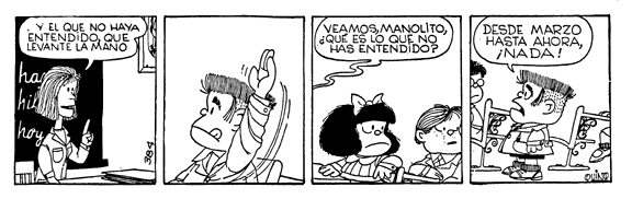 Volvamos a las Caricaturas PERSONAJES DE MAFALDA MANOLITO