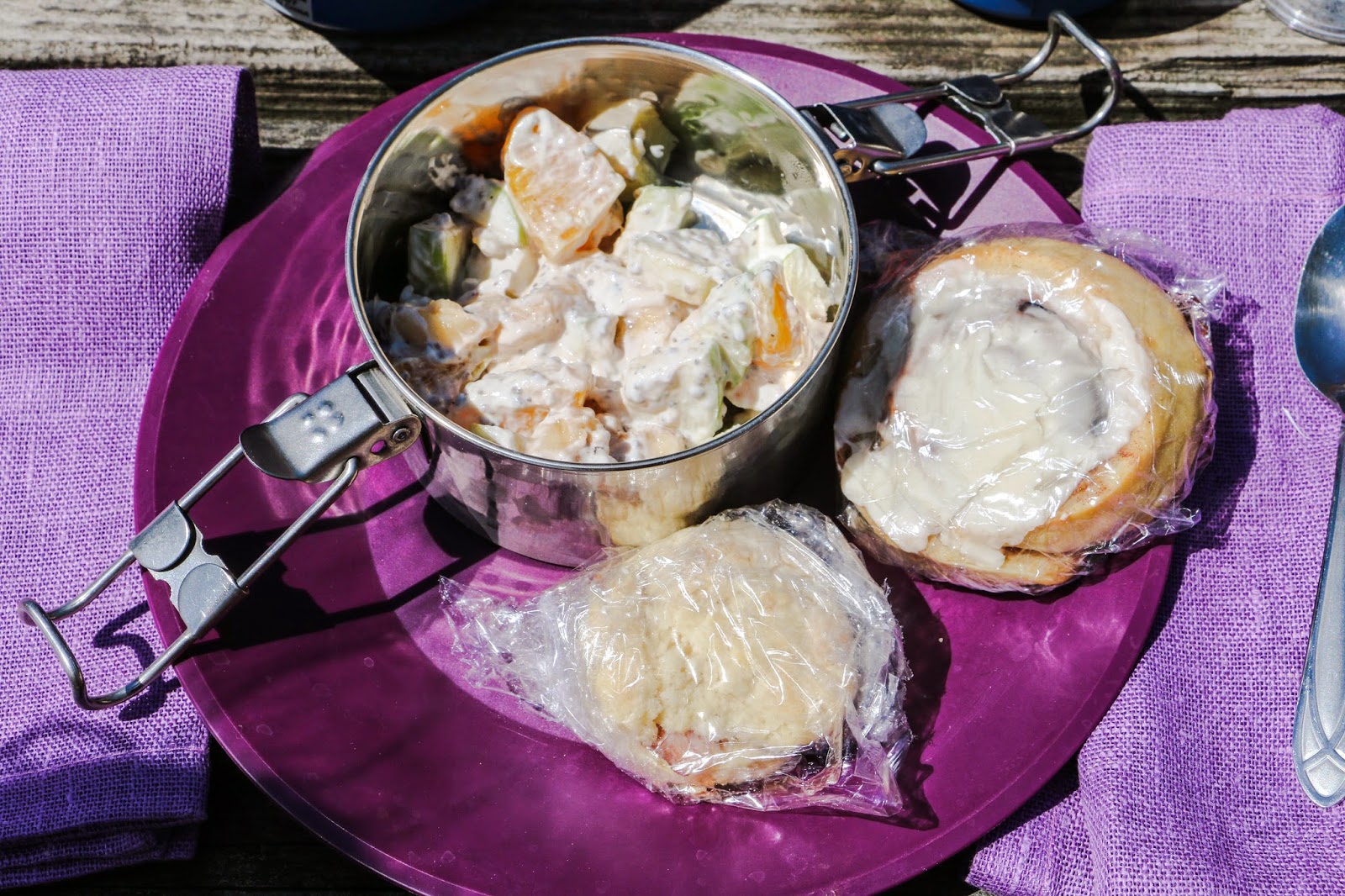 Ham Stuffed Biscuits with Mustard Butter