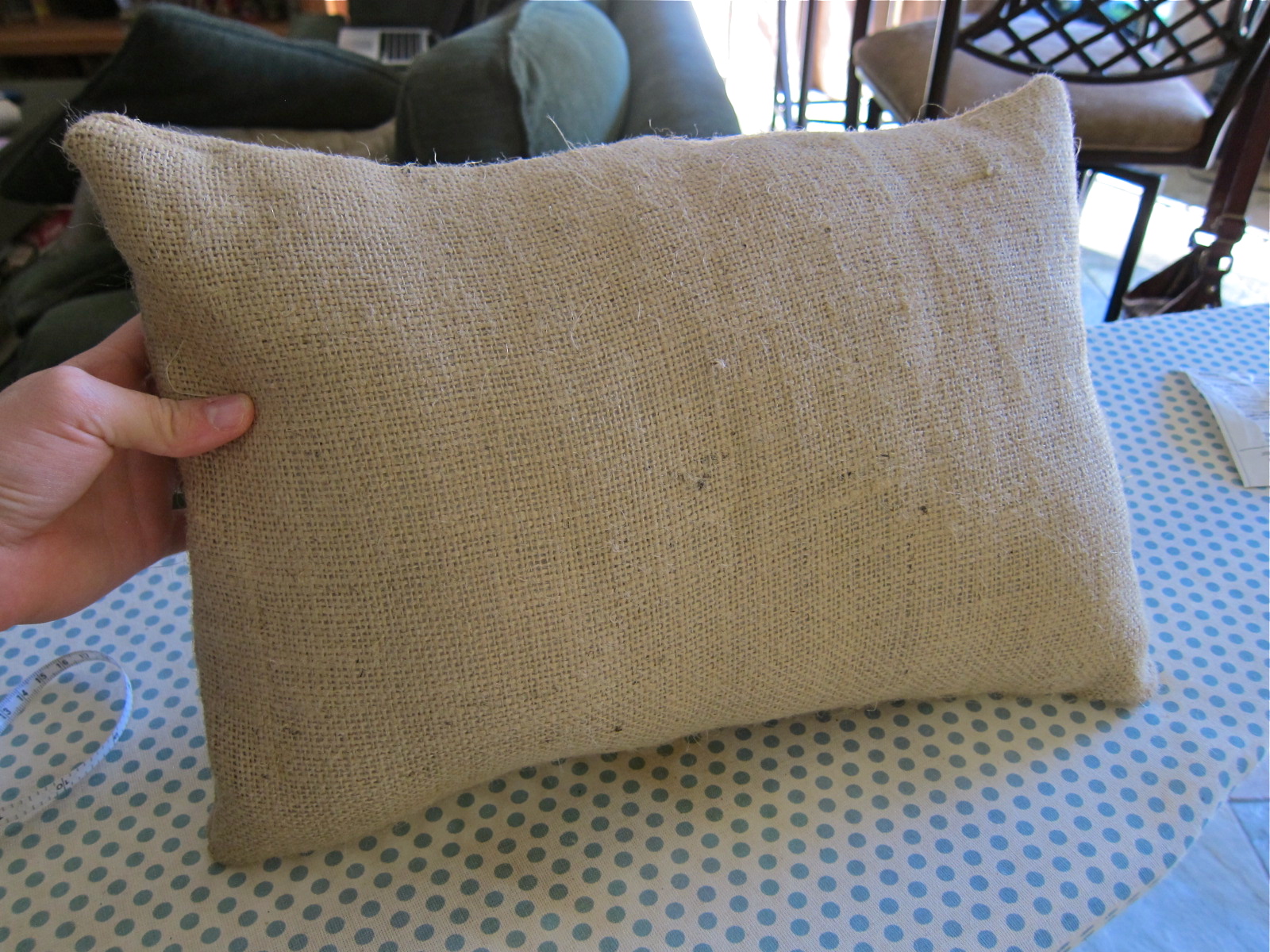 Saleena DIY Personalized Burlap Pillowcase