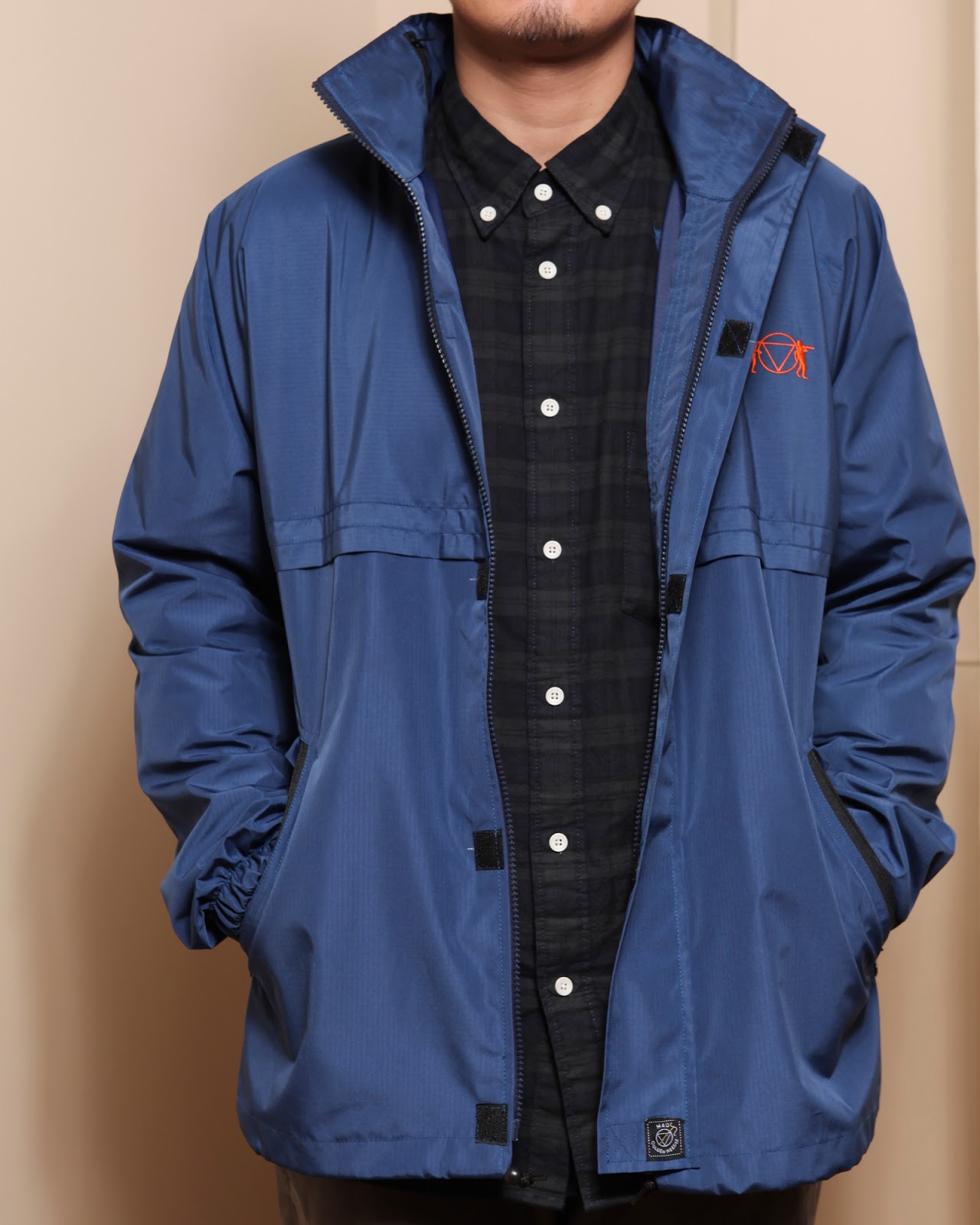 ALLGONEMAD MADCHESTER WINDBREAKER ROYAL BLUE