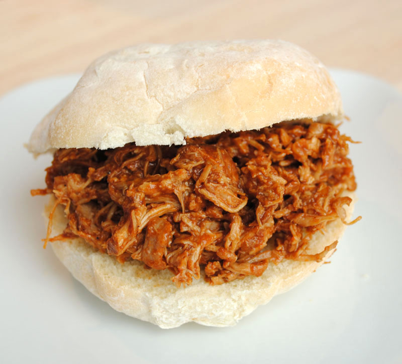Leanne bakes Slow Cooker Shredded Barbeque Chicken