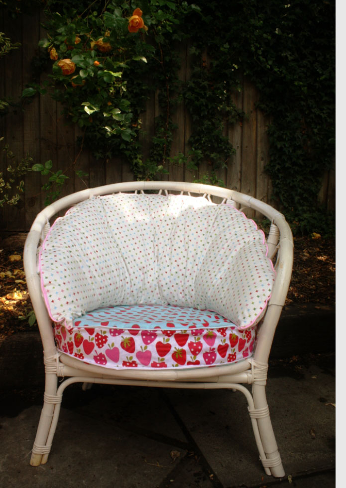 sewhungryhippie Ugly Chair Makeover! DIY