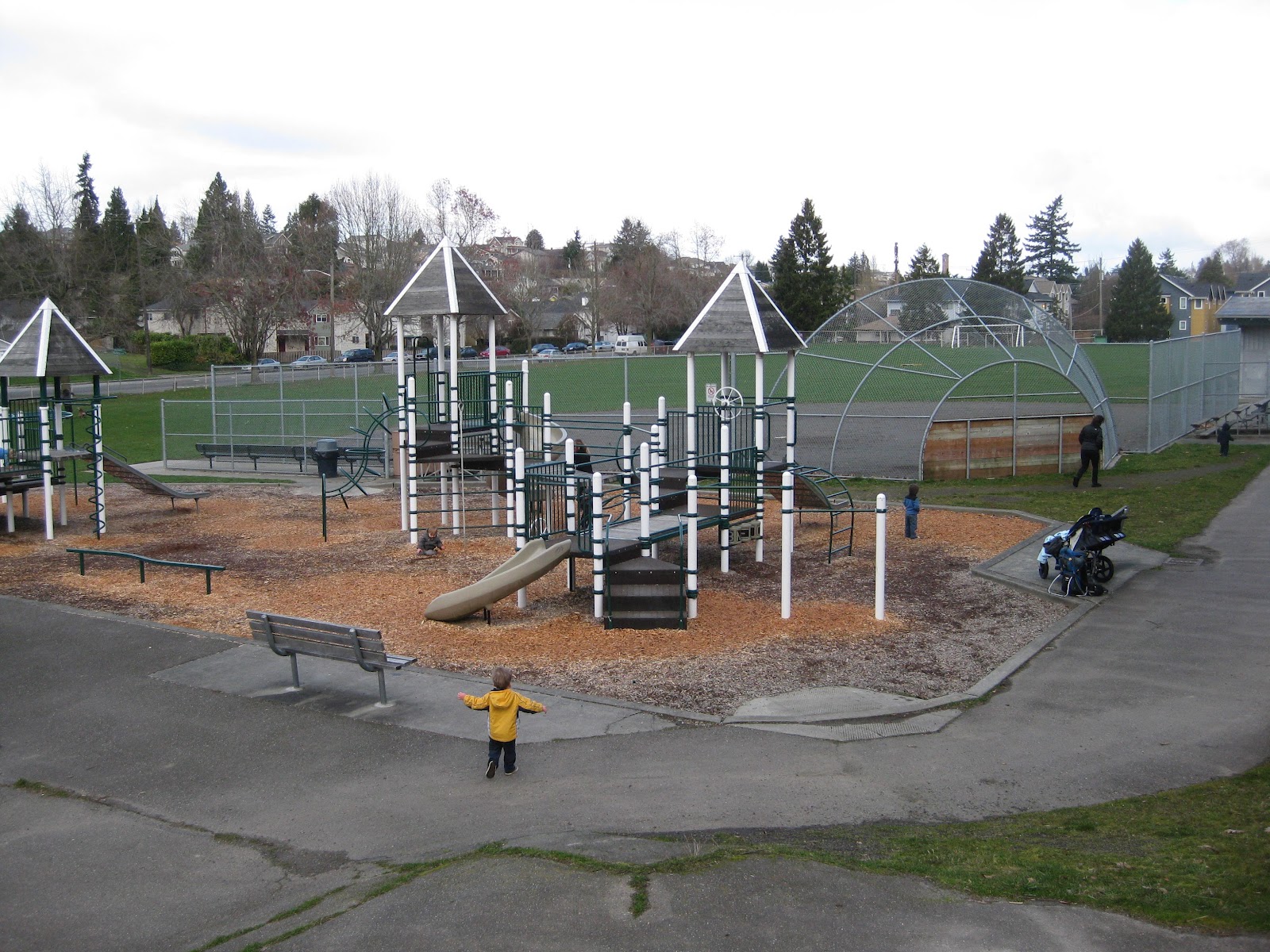 Busy Playground Scene