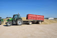 Harvesting barley 2013 with Claas Lexion