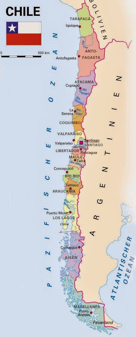 Chile-Karte