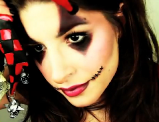 halloween makeup ideas glam goth jesterina