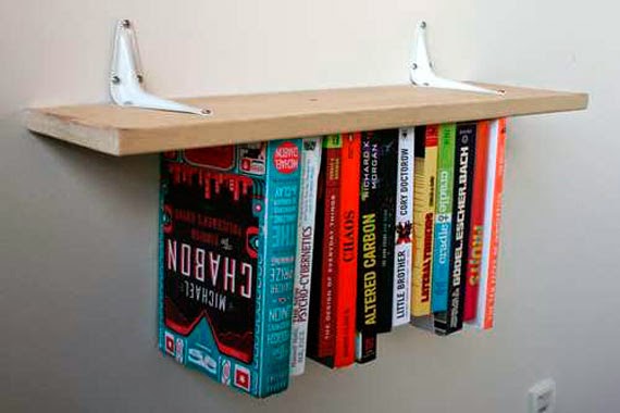 cool and amazing bookshelf and shelves magic design, illusions shelves