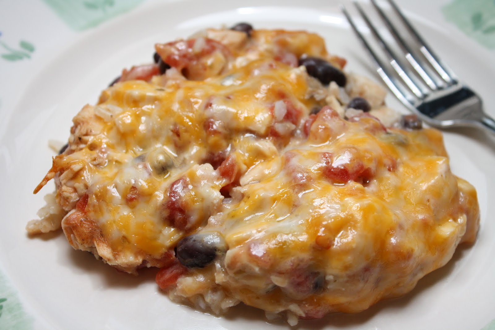 Recipes from Michelle's Kitchen Chicken Enchilada Rice Bake